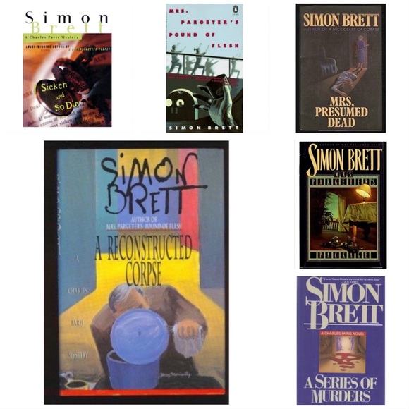 6 Pack Simon Brett Hardback Novels 💙 - Picture 1 of 16